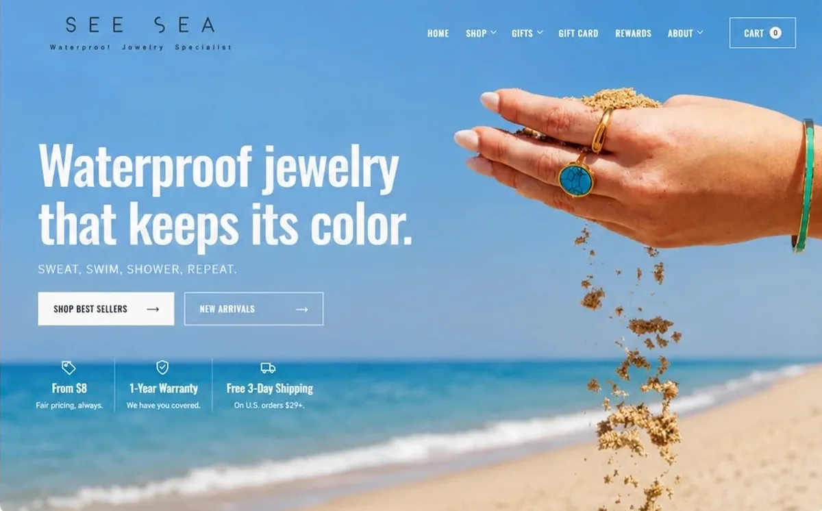SeeSea home page